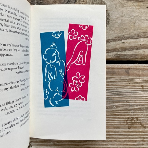 1968 Marriage: Pro and Con Peter Pauper Press Vintage Couples Romance Wedding - Picture 7 of 13